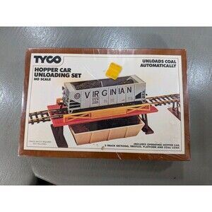 1975 Tyco Hopper Car Unloading Set No. 862 HO Scale New Sealed